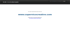 Desktop Screenshot of copernicocreative.com