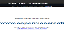 Tablet Screenshot of copernicocreative.com
